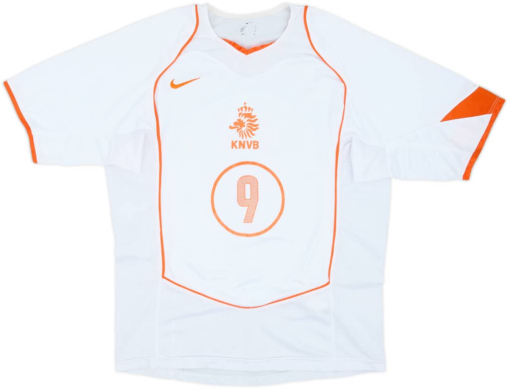2004-06 Netherlands Away Shirt V.Nistelrooy #9 - 6/10 - (M)