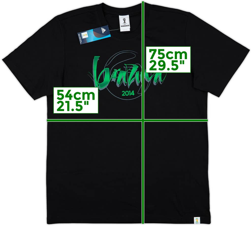 2014 Brazil adidas 'Brazuca' Graphic Tee (L)