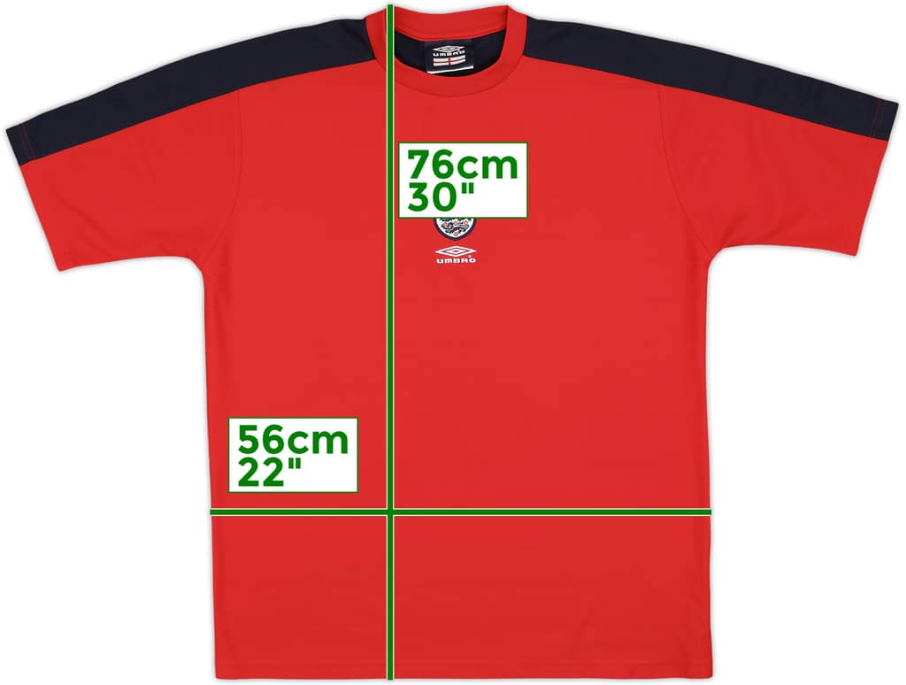 2002-04 England Umbro Training Shirt - 9/10 - (L)