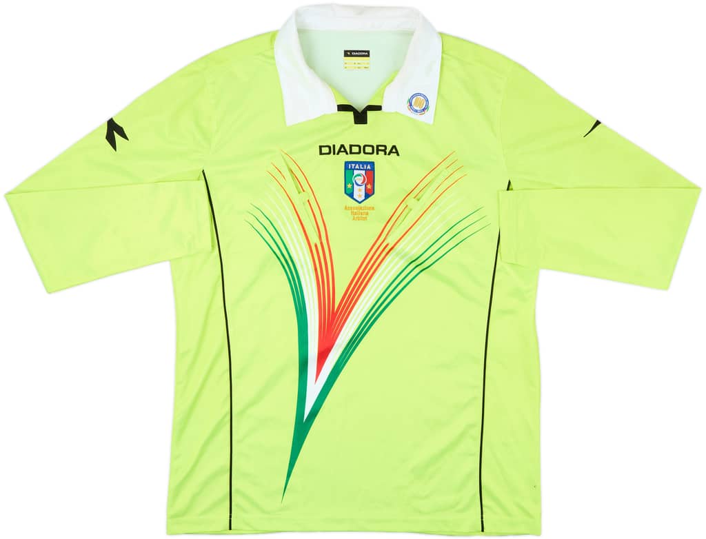 2011-12 Italy Diadora Centenary Referee L/S Shirt - 9/10 - (L)
