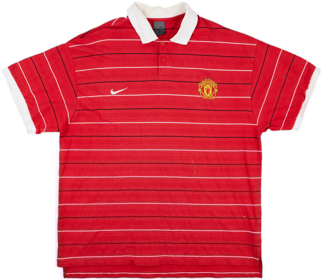 2004-05 Manchester United Nike Polo Shirt - 5/10 - (XL)
