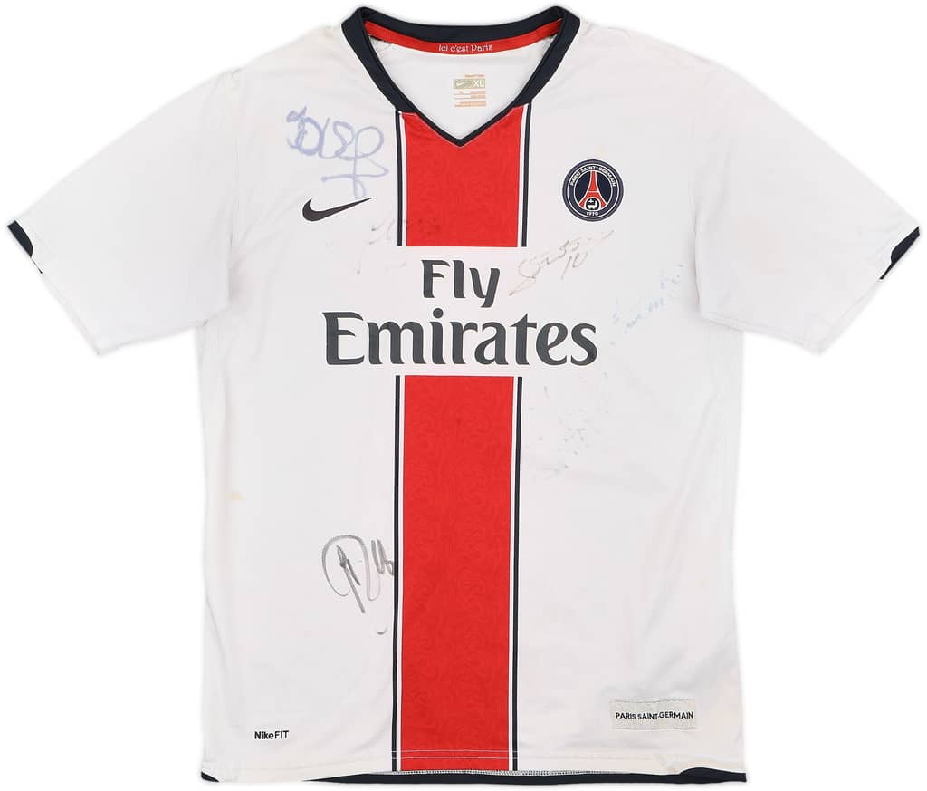 2007-08 Paris Saint-Germain Signed Away Shirt - 6/10 - (XL)