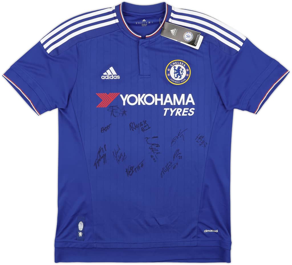 2015-16 Chelsea Signed Home Shirt (M)