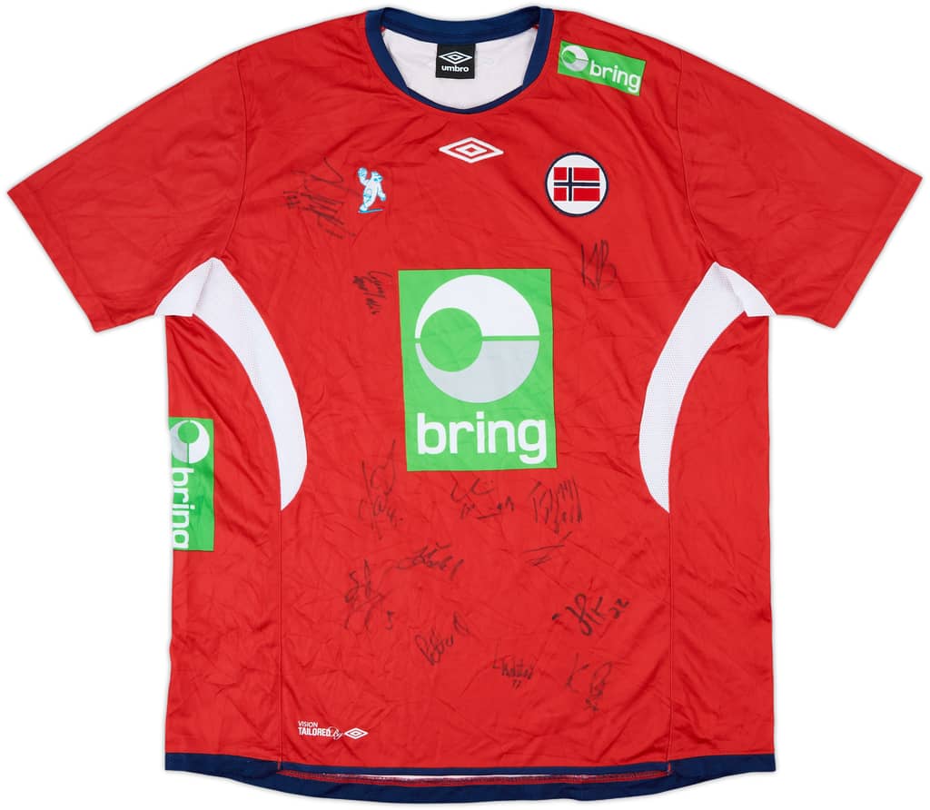 2011 Norway Handball Signed Home Shirt - 9/10 - (XXL)
