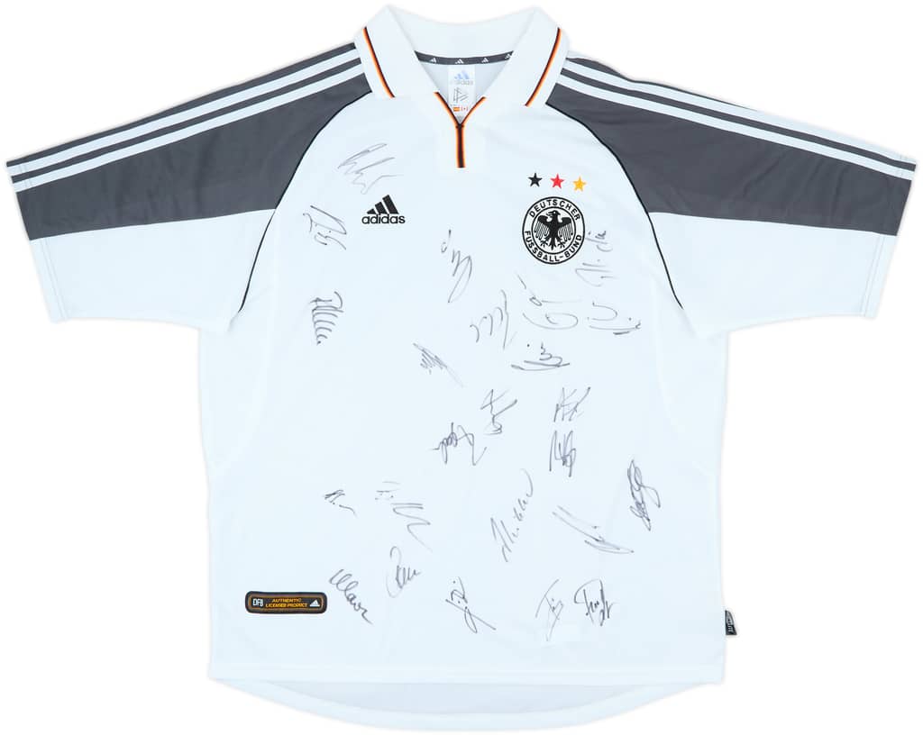 2000-02 Germany Signed Home Shirt - 9/10 - (XL)