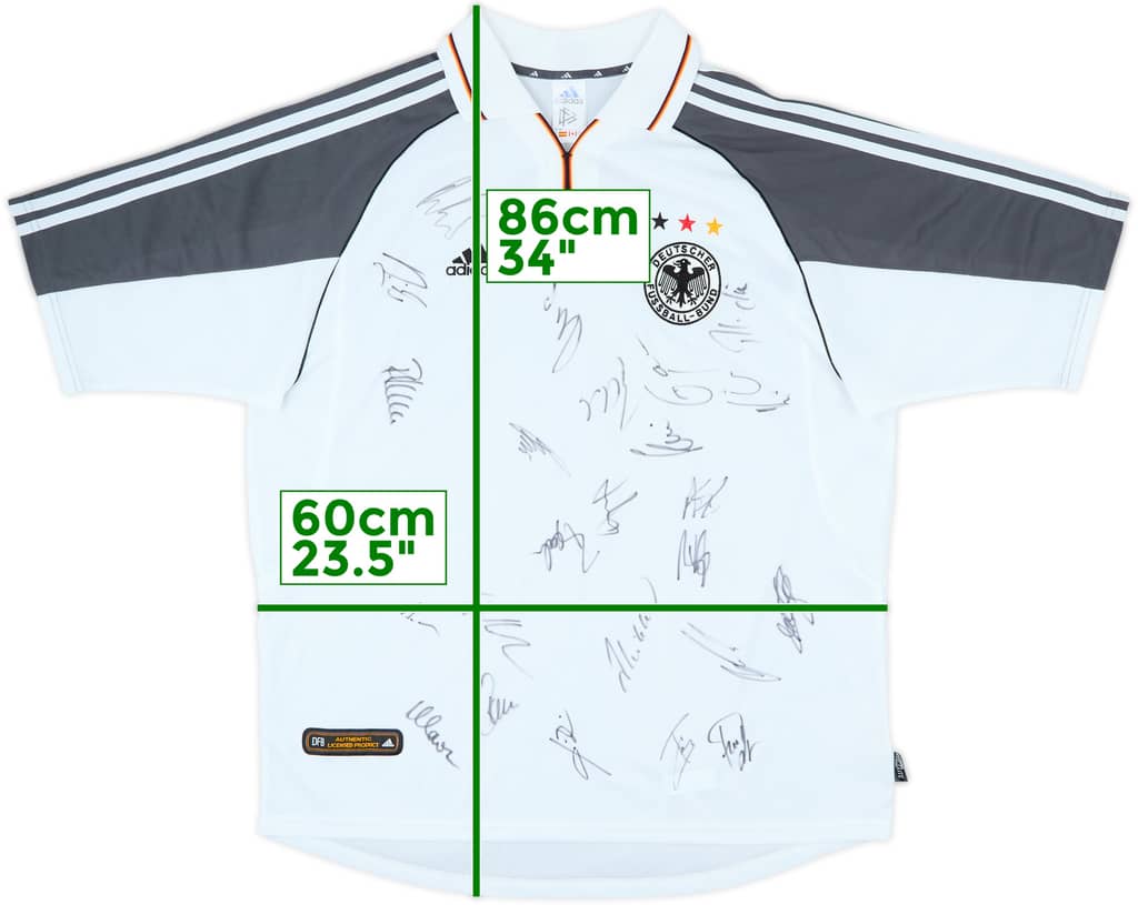 2000-02 Germany Signed Home Shirt - 9/10 - (XL)