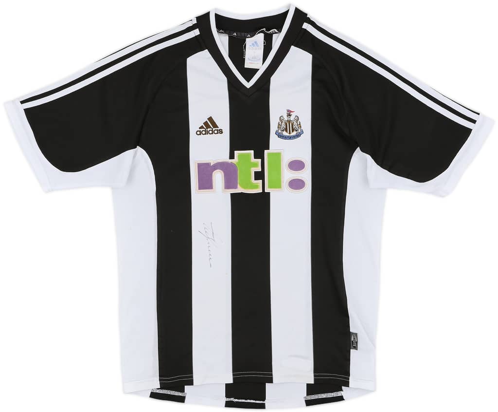 2001-03 Newcastle Signed Home Shirt - 8/10 - (M)