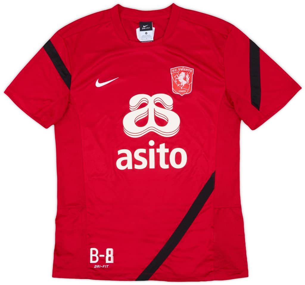 2012-13 FC Twente Player Issue Nike Training Shirt B-8 - 8/10 - (M)