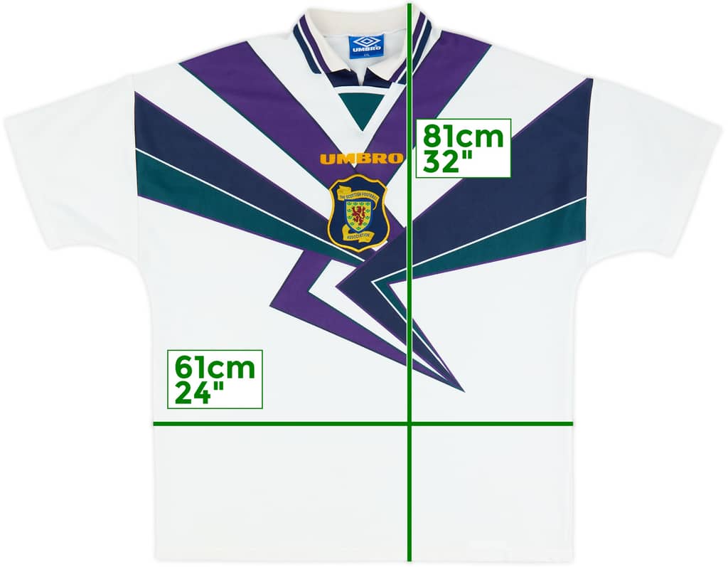 1995-96 Scotland Away Shirt - 8/10 - (XXL)