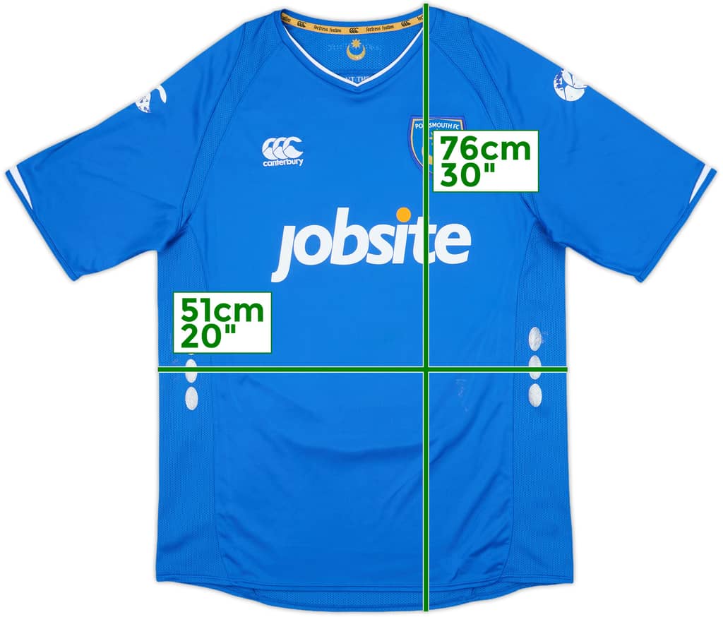 2009-10 Portsmouth Home Shirt - 6/10 - (M)