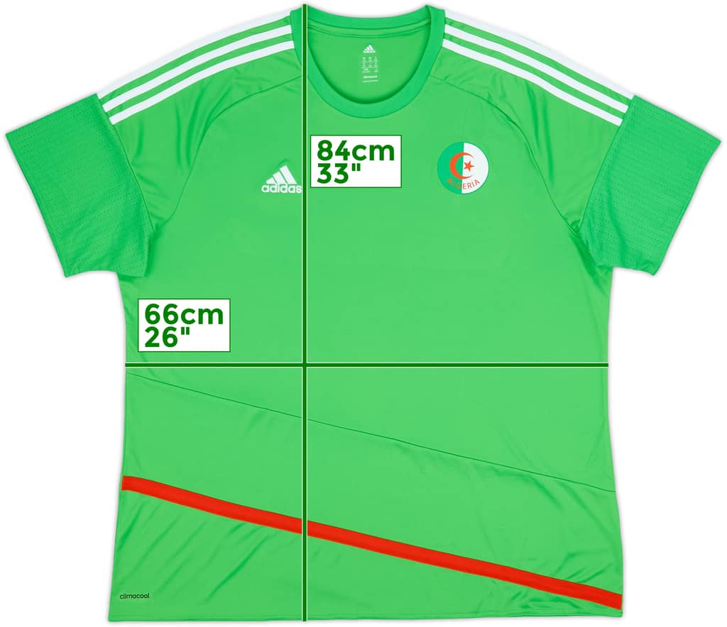 2016-17 Algeria Away Shirt - 8/10 - (XXL)