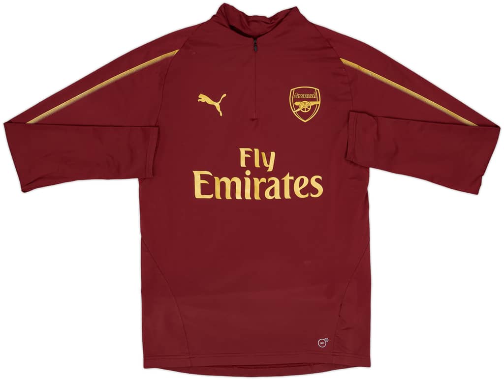 2017-18 Arsenal Puma 1/4 Zip Drill Top - 6/10 - (S)