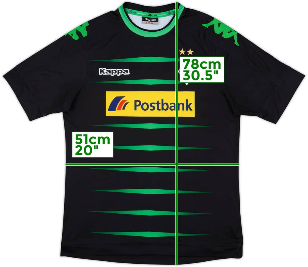 2016-17 Borussia Monchengladbach Third Shirt - 8/10 - (L)