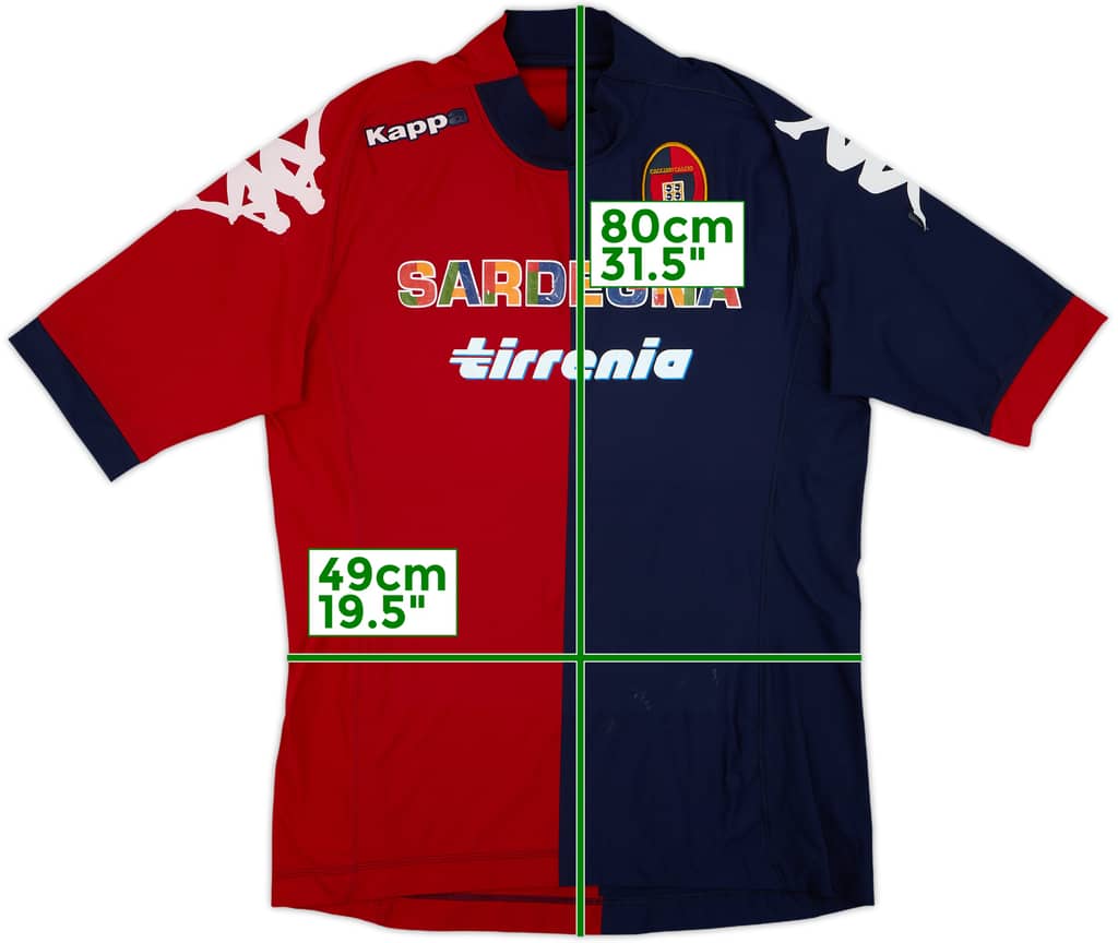 2012-13 Cagliari Home Shirt - 4/10 - (XXL)
