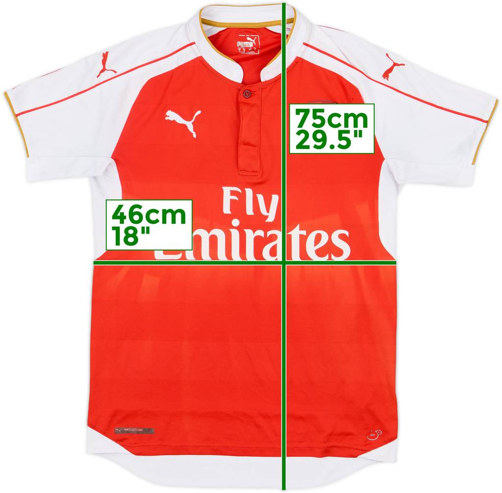 2015-16 Arsenal Home Shirt - 4/10 - (S)
