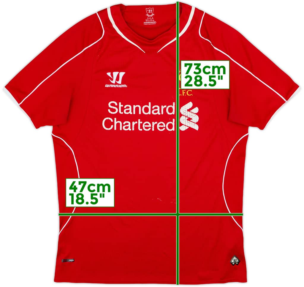2014-15 Liverpool Home Shirt - 4/10 - (M)