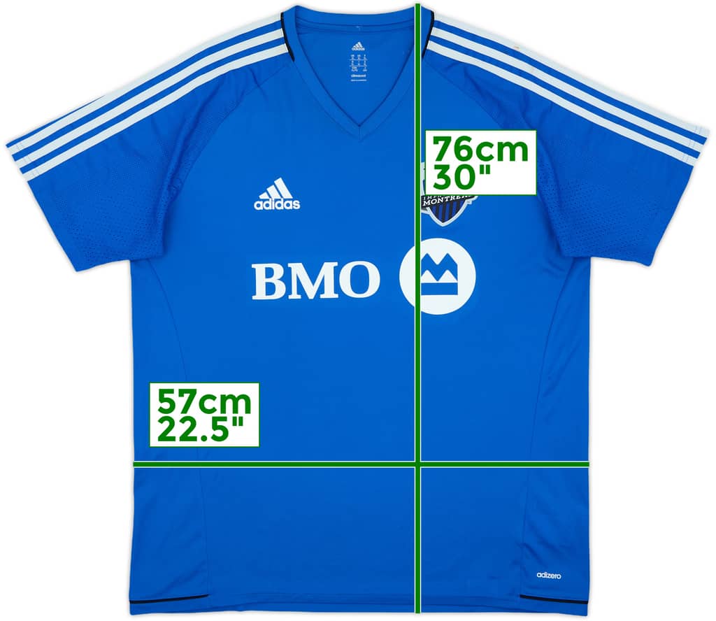 2016 Montreal Impact adizero Training Shirt - 8/10 - (XL)