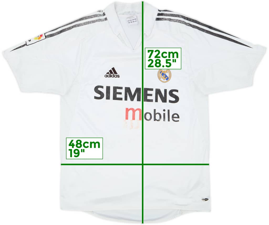2004-05 Real Madrid Home Shirt - 3/10 - (S)