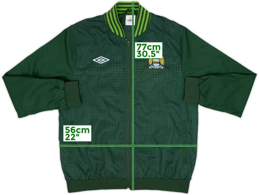 2011-12 Manchester City Umbro Track Jacket - 10/10 - (L)