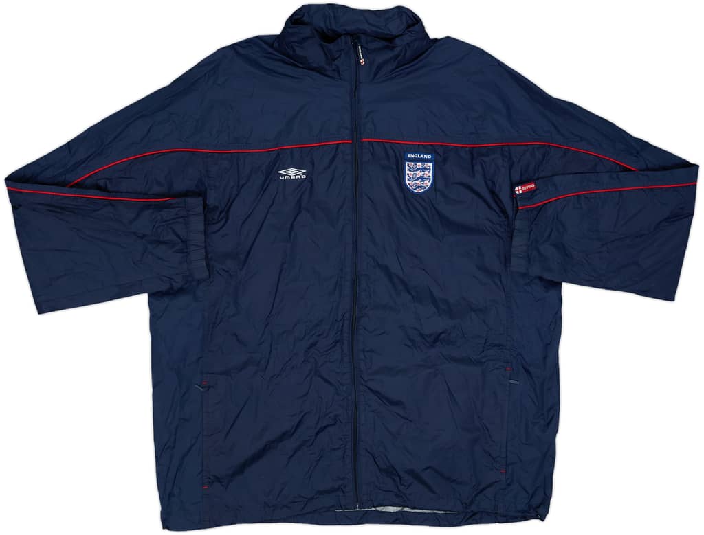 2000-02 England Umbro Track Jacket - 8/10 - (XXL)