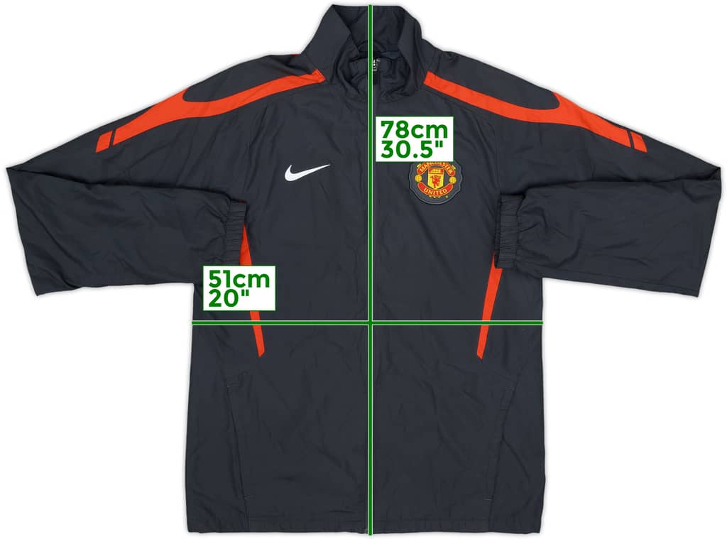 2010-11 Manchester United Nike Track Jacket - 8/10 - (S)