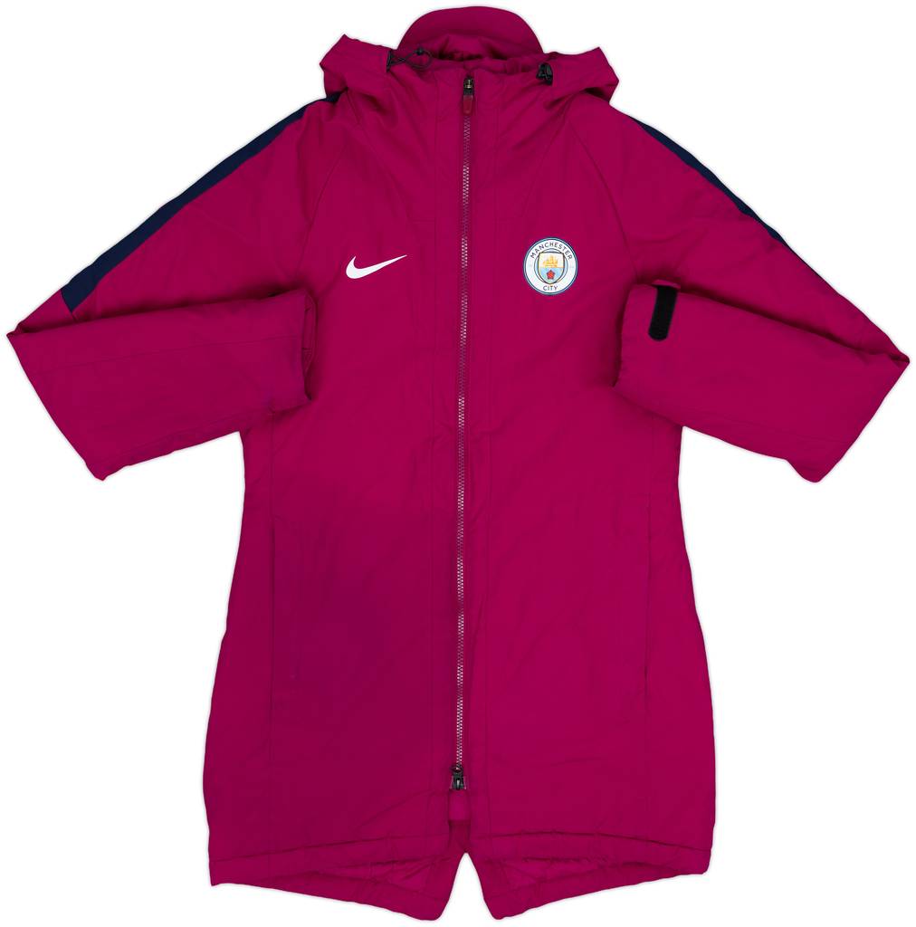 2017-18 Manchester City Nike Padded Bench Coat - 9/10 - (S)