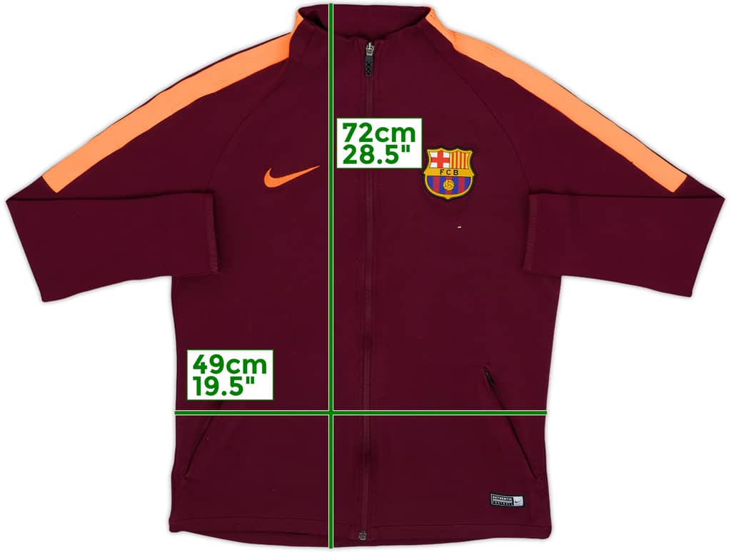 2017-18 Barcelona Nike Track Jacket - 8/10 - (M)