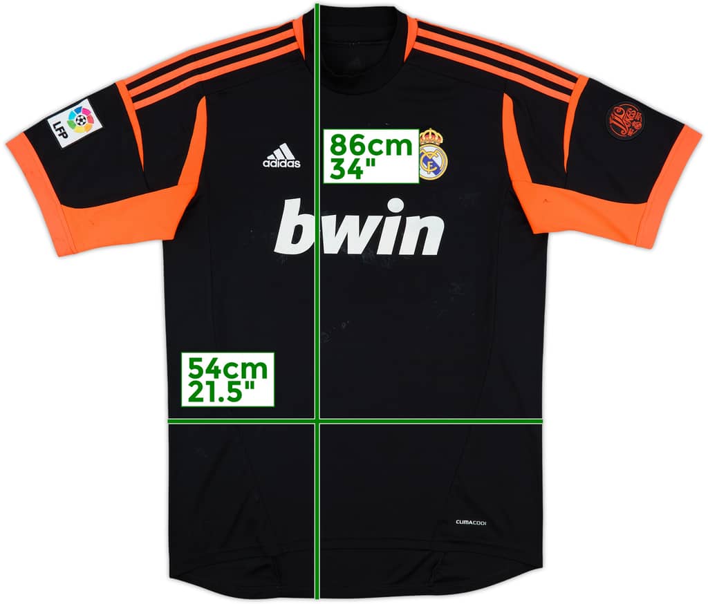 2012-13 Real Madrid GK S/S Shirt - 4/10 - (L)