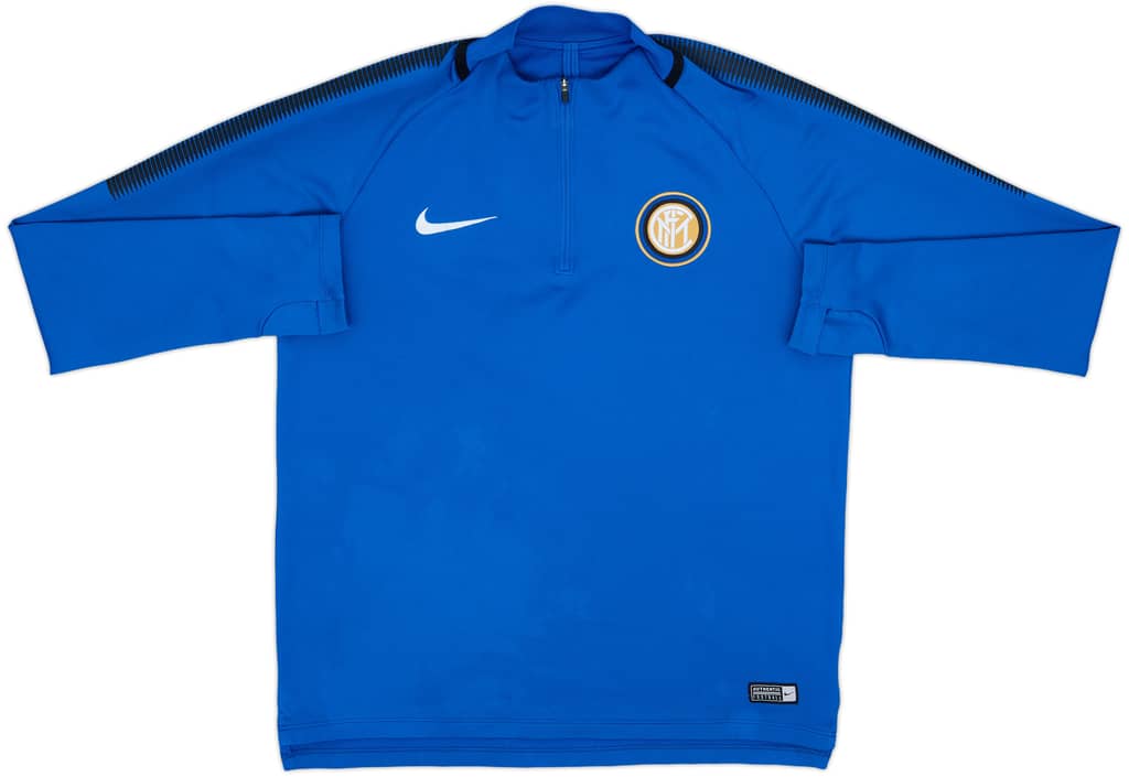 2017-18 Inter Milan Nike 1/4 Zip Drill Top - 8/10 - (M)