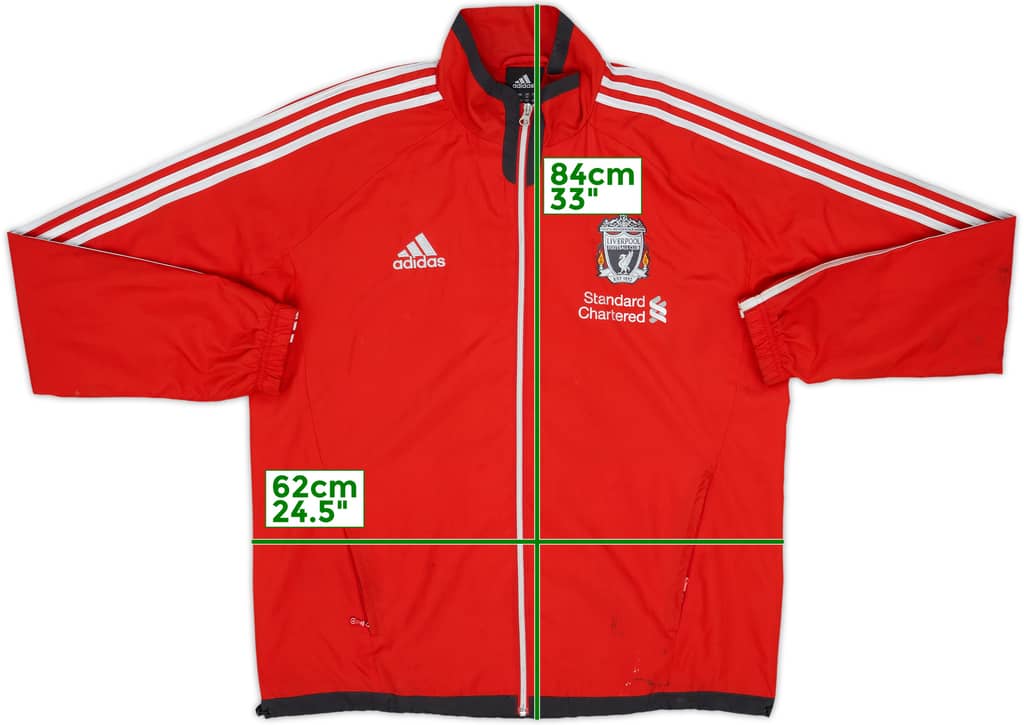 2011-12 Liverpool adidas Track Jacket - 6/10 - (L/XL)