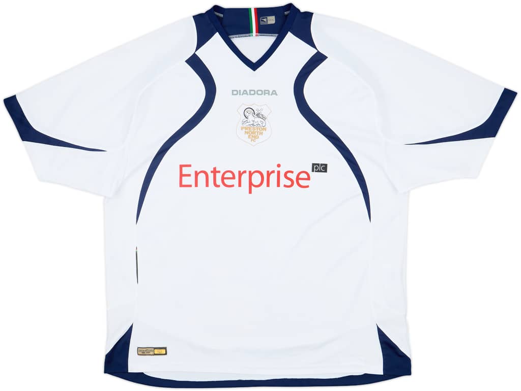 2007-08 Preston North End Home Shirt - 8/10 - (3XL)