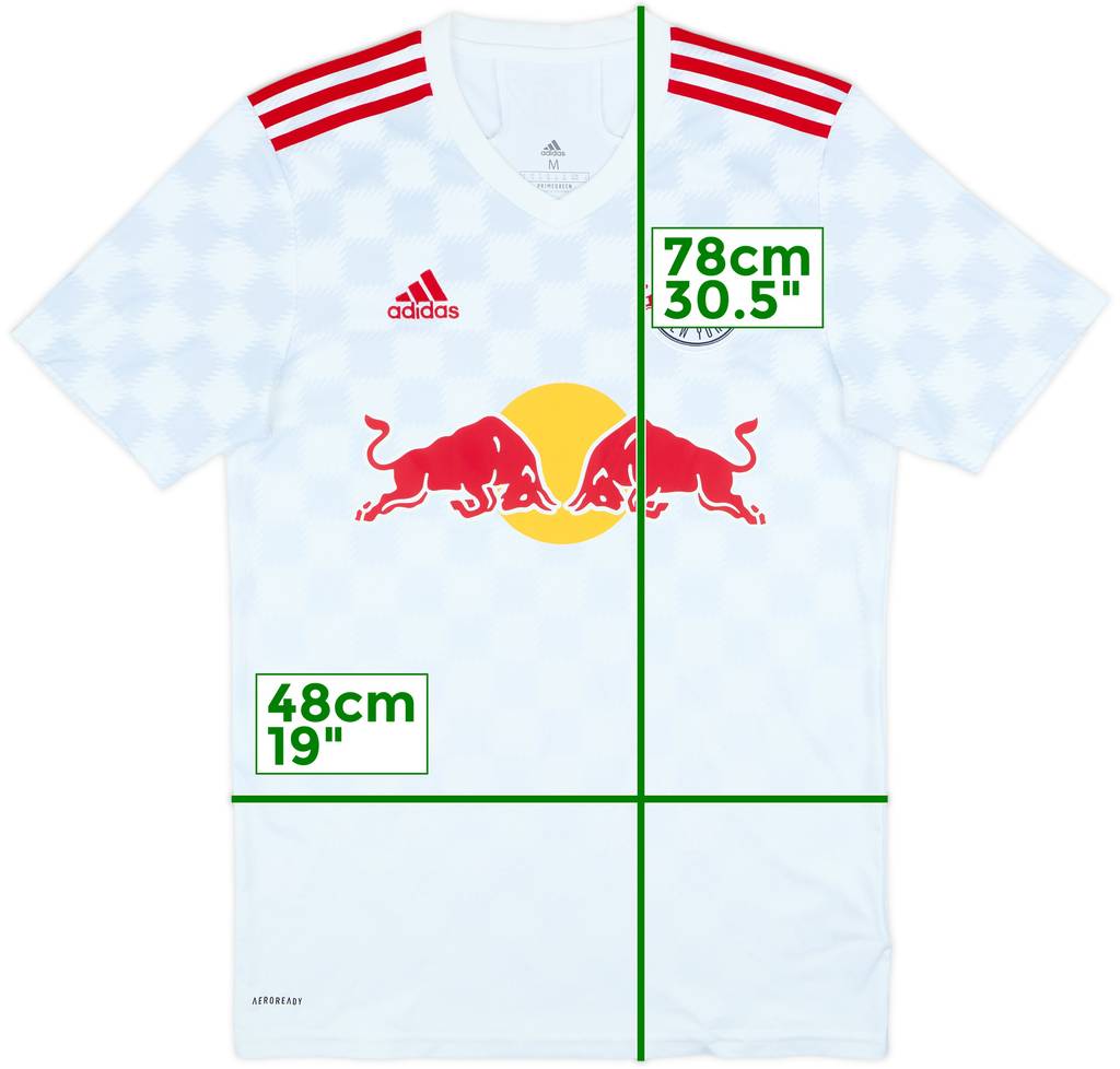 2021-22 New York Red Bulls Home Shirt - 10/10 - (M)