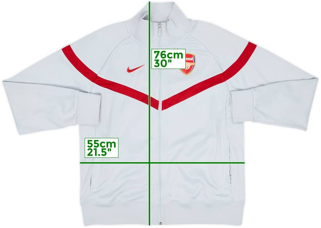 2009-10 Arsenal Nike Track Jacket - 7/10 - (L)