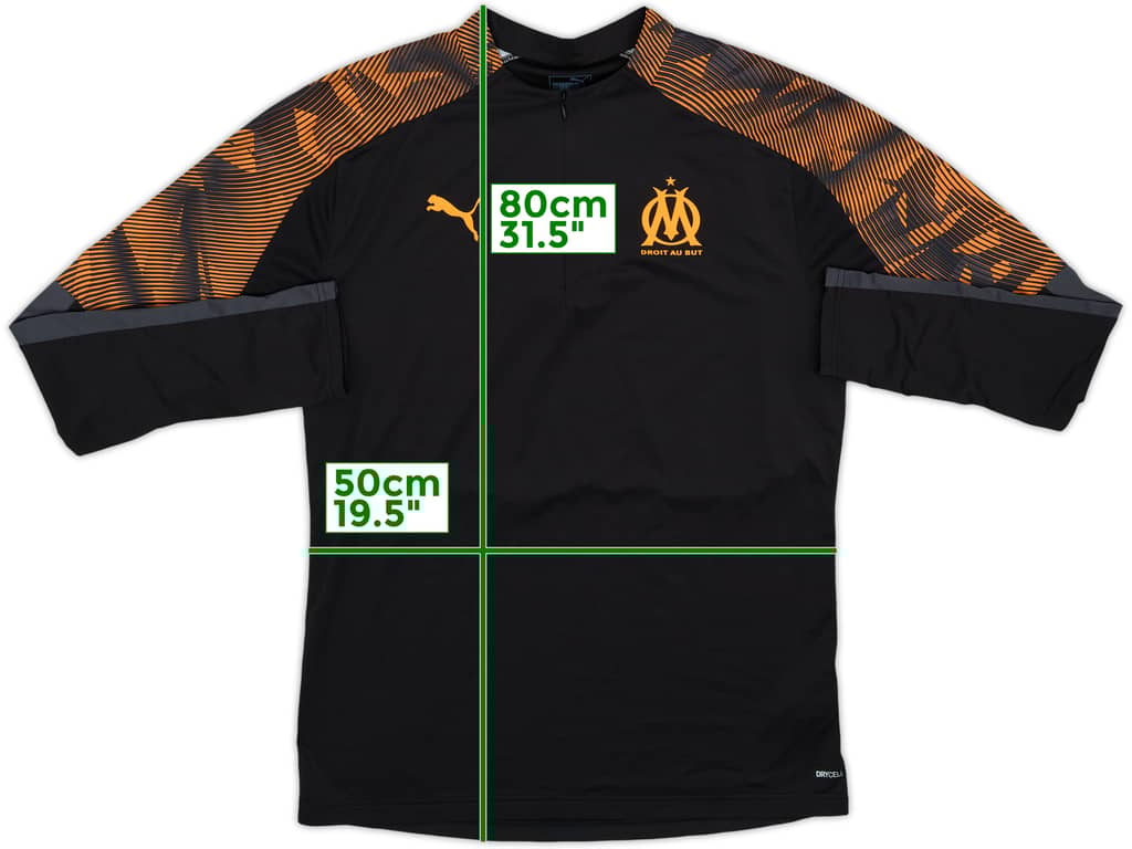 2019-20 Valencia Puma 1/4 Zip Drill Top - 9/10 - (L)