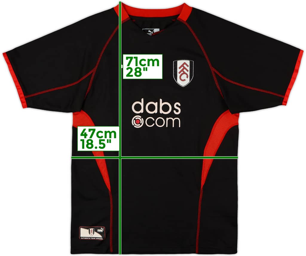2003-04 Fulham Away Shirt - 9/10 - (XL. Boys)