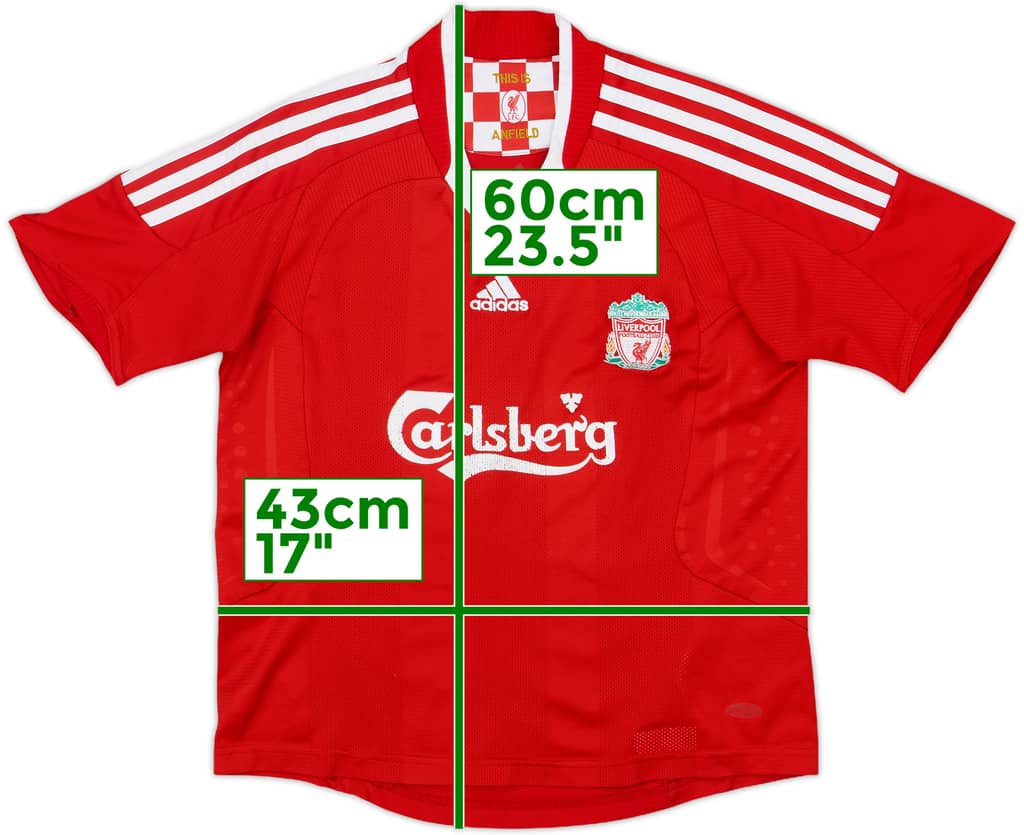 2008-10 Liverpool Home Shirt - 6/10 - (S.Boys)