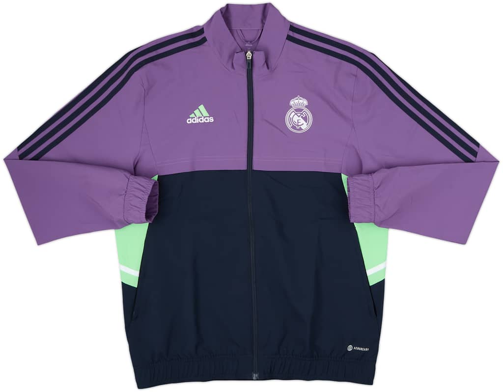 2022-23 Real Madrid adidas Track Jacket - 8/10 - (M)