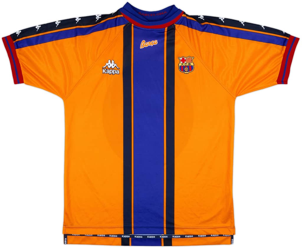 1997-98 Barcelona Away Shirt - 9/10 - (XL)