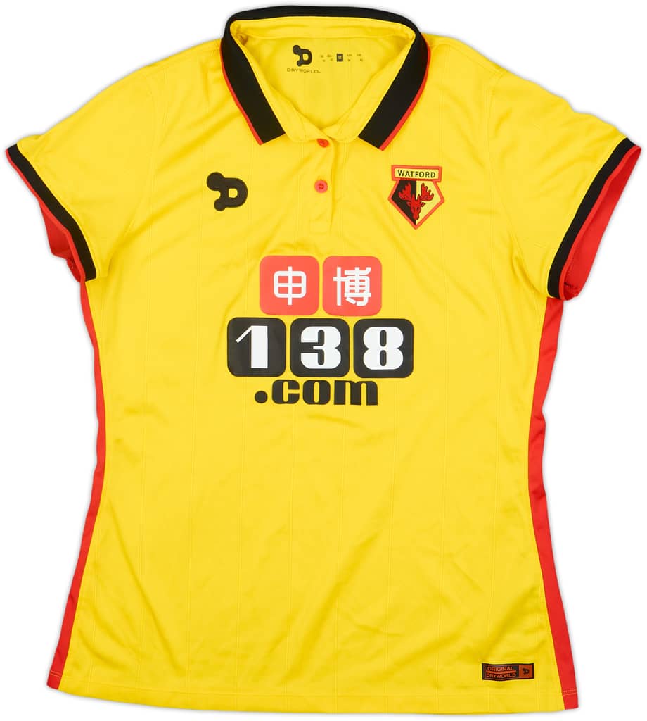 2016-17 Watford Home Shirt - 9/10 - (Women's M)