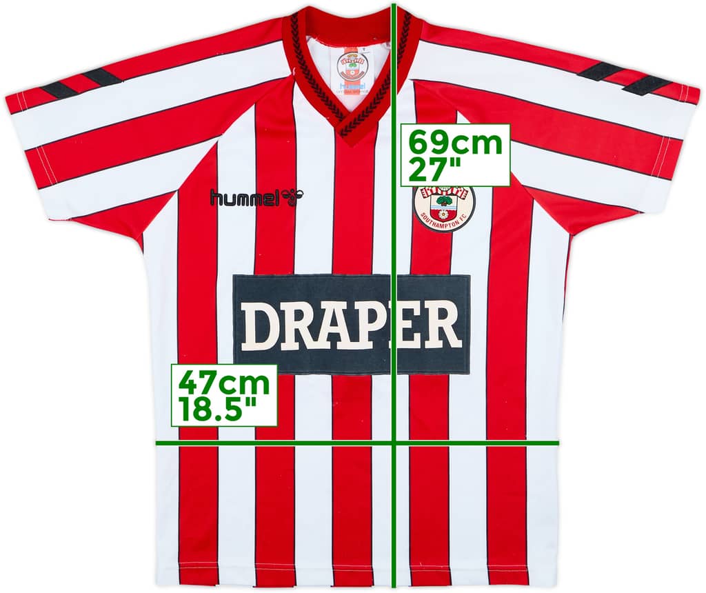 1989-91 Southampton Home Shirt - 8/10 - (Y)