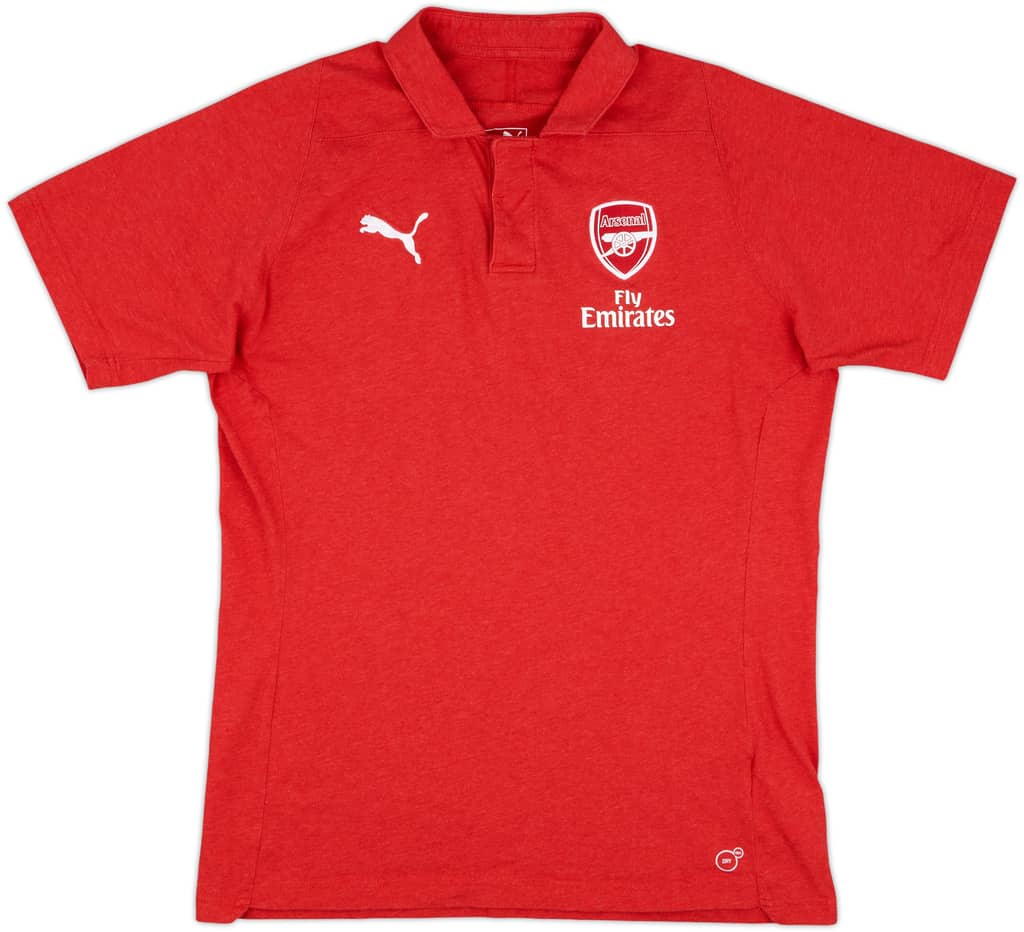 2017-18 Arsenal Puma Polo Shirt - 9/10 - (L)