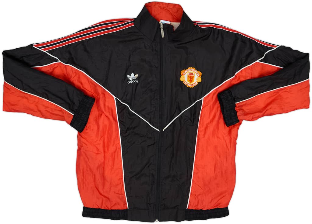1988-90 Manchester United adidas Track Jacket - 8/10 - (S)