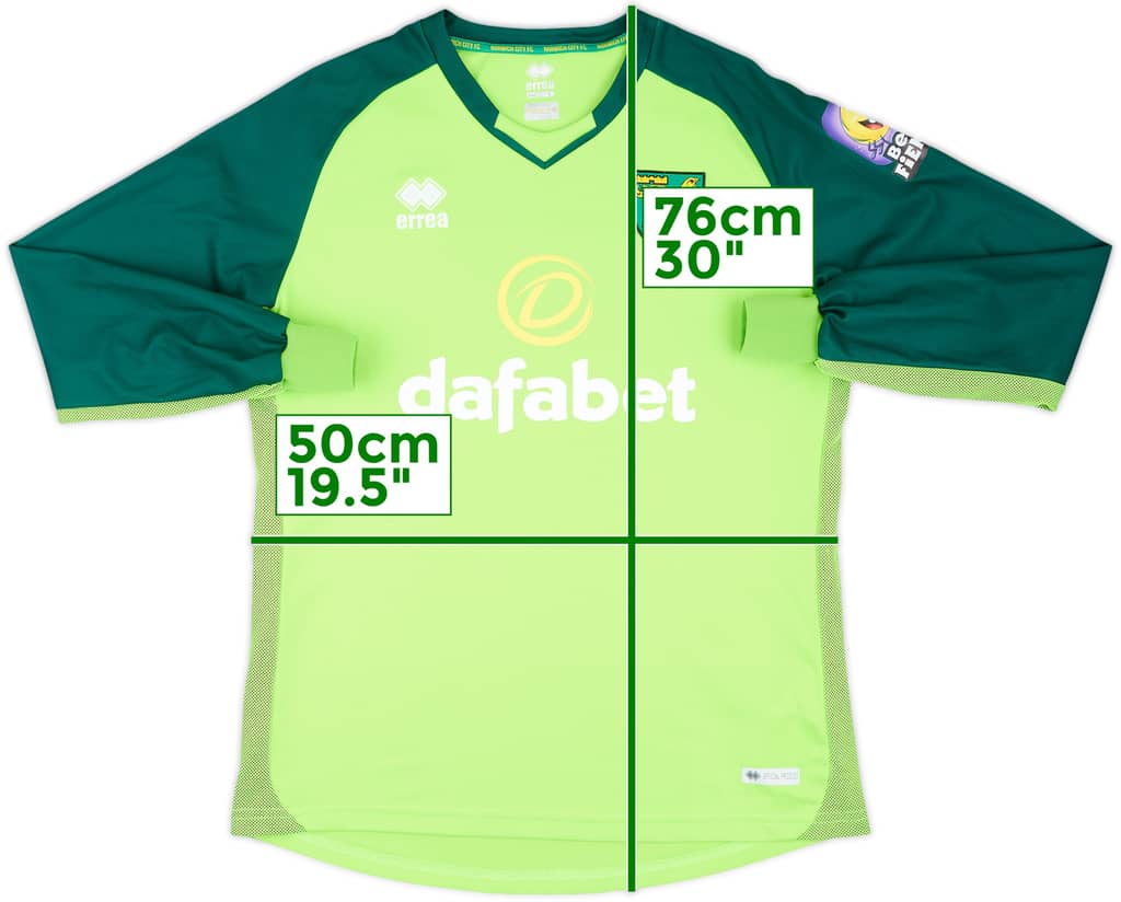 2019-20 Norwich GK Shirt - 8/10 - (L)