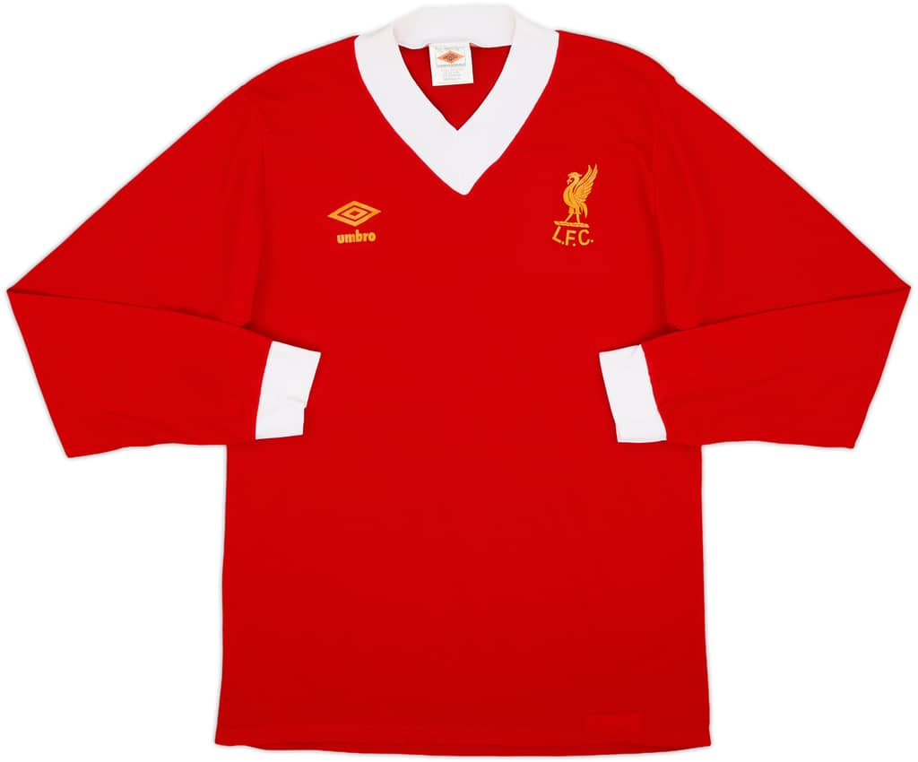 1979-82 Liverpool Home L/S Shirt - 9/10 - (M)