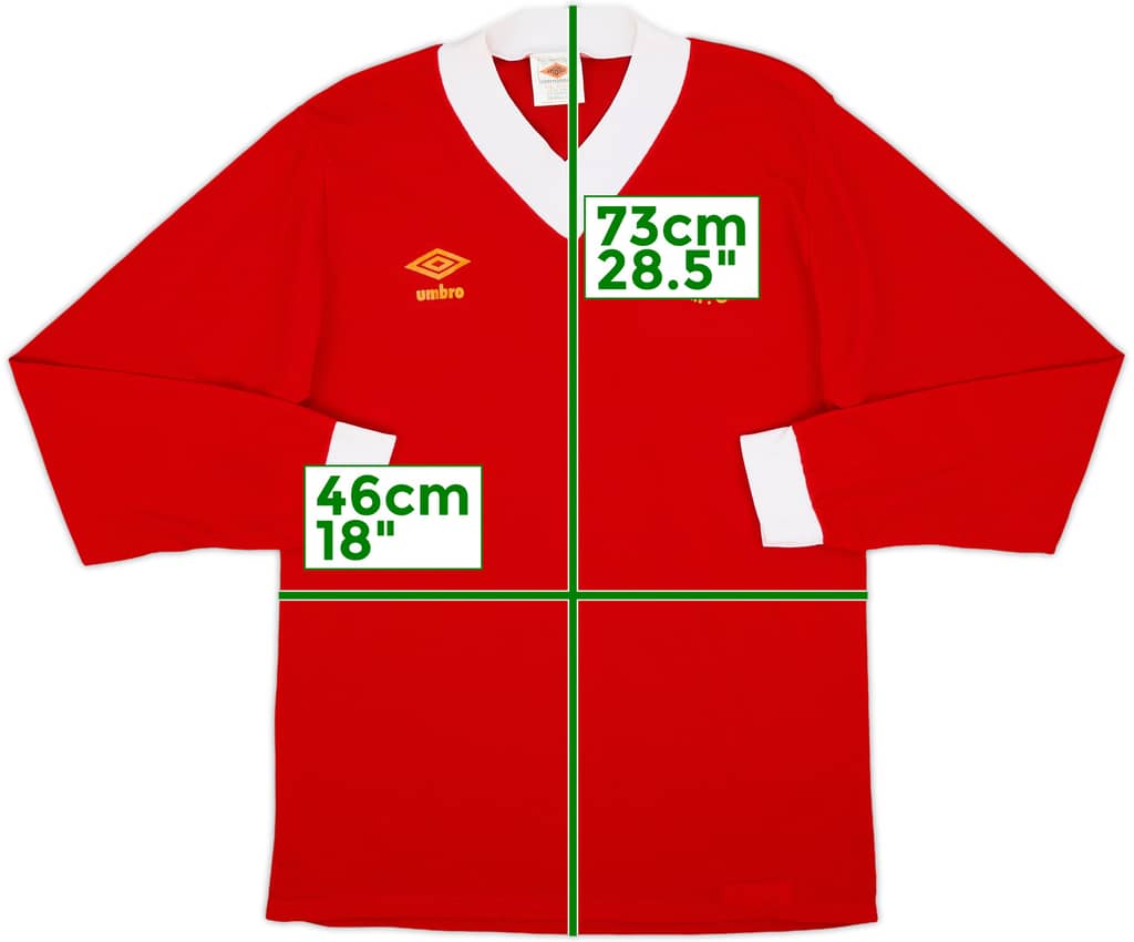 1979-82 Liverpool Home L/S Shirt - 9/10 - (M)