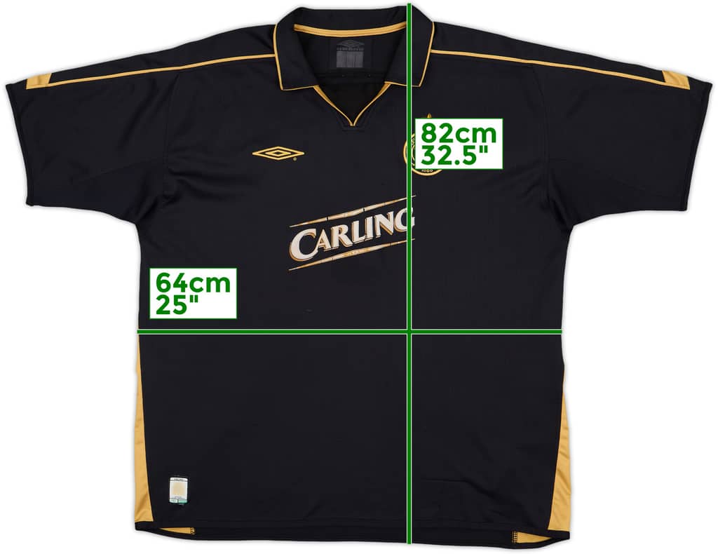 2003-04 Celtic Away Shirt - 5/10 - (XL)