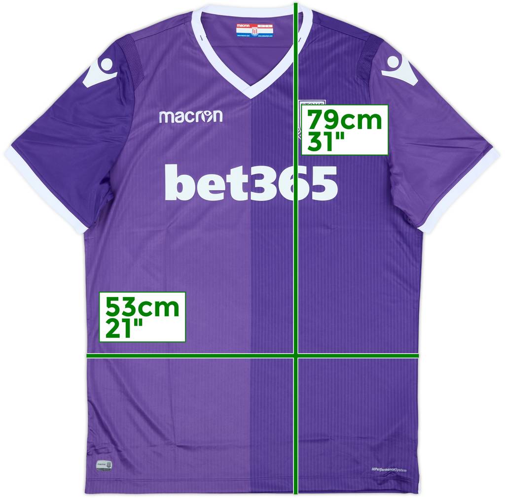 2018-19 Stoke City Away Shirt - 10/10 - (XL)