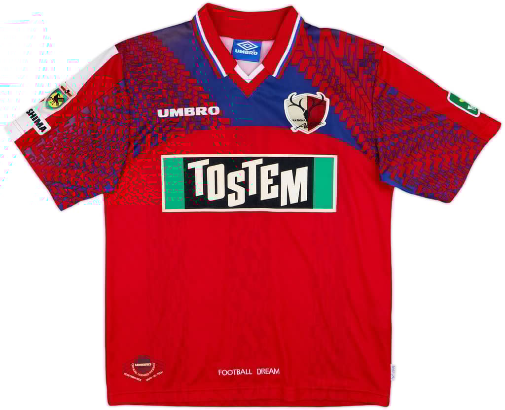 1997 Kashima Antlers Home Shirt - 8/10 - (S)