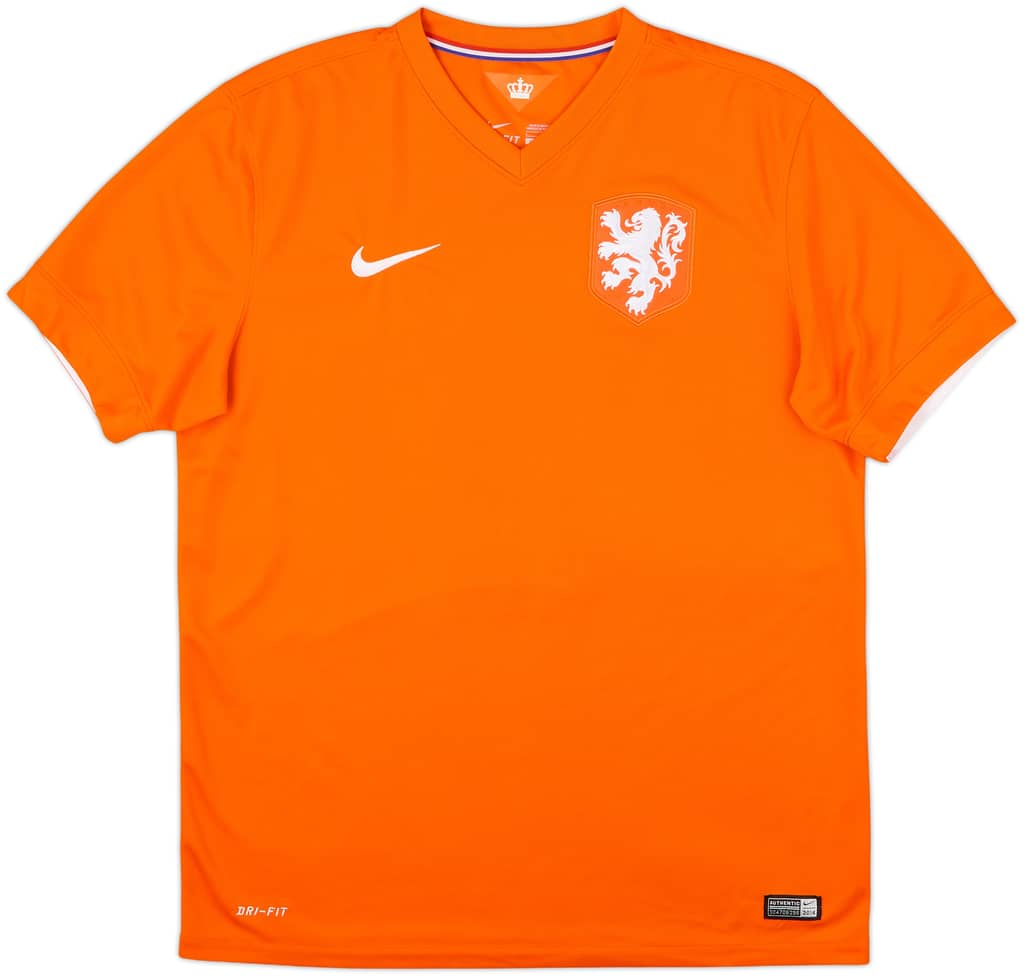 2014-15 Netherlands Home Shirt - 10/10 - (L)