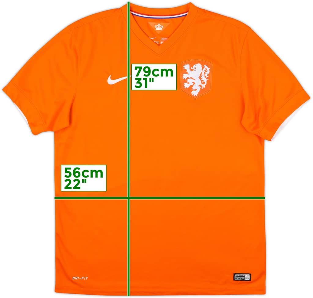 2014-15 Netherlands Home Shirt - 10/10 - (L)